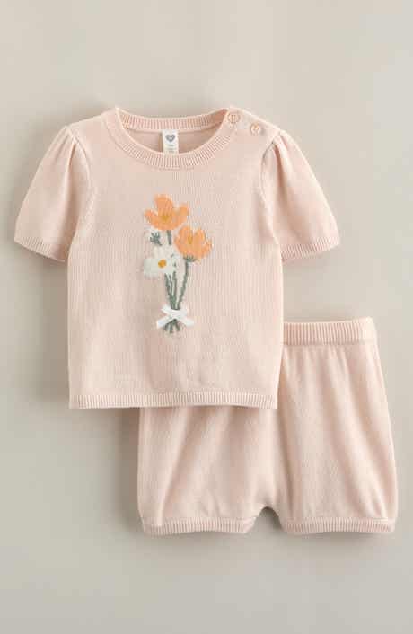 Cotton Blend Sweater Set