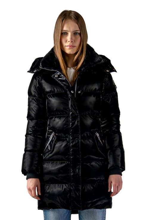 Women's Penguin Long Length Quilted Coat