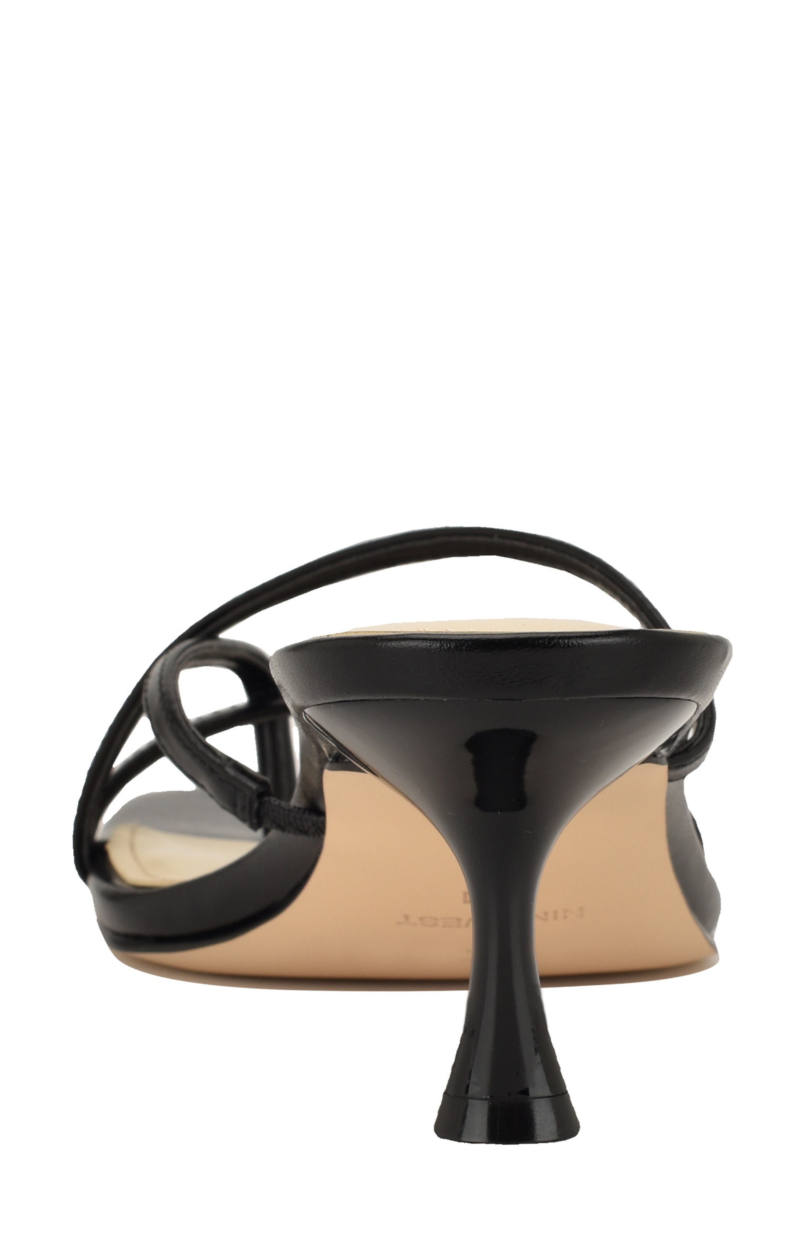 Nine West Anirey Slide Sandal, Alternate, color, Black