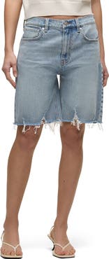Hudson Jeans London Low-Rise Long Shorts