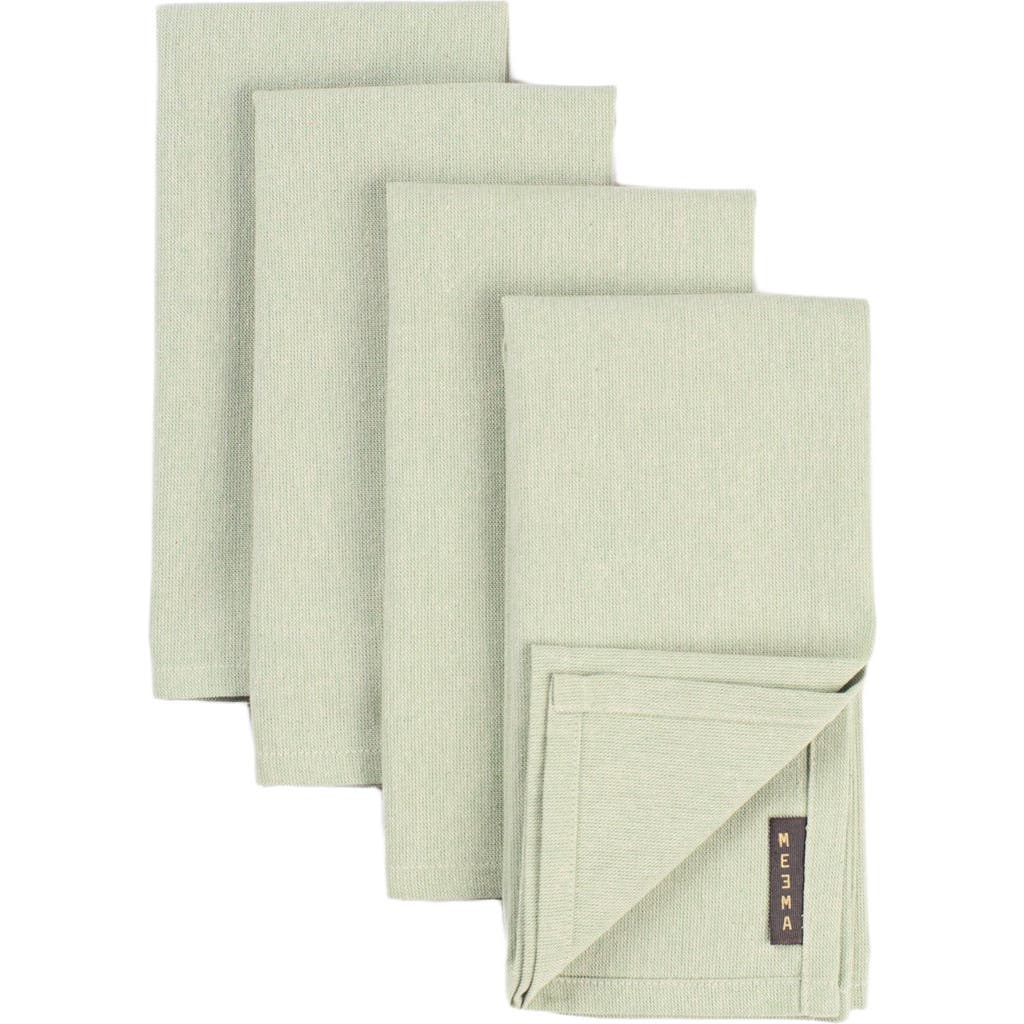 Meema Cloth Napkins - Set of 4 - Solid in Sage Green  product