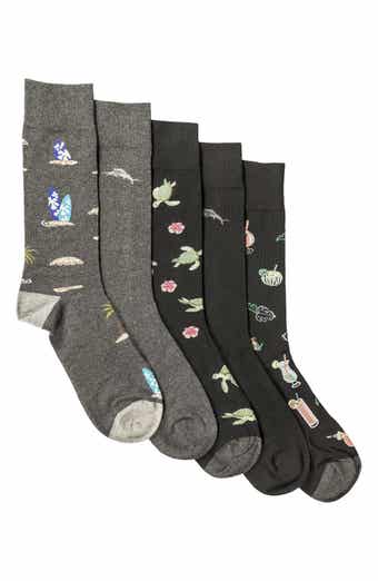 Tommy Bahama CoolMax® EcoMade 5-Pack Assorted Crew Socks