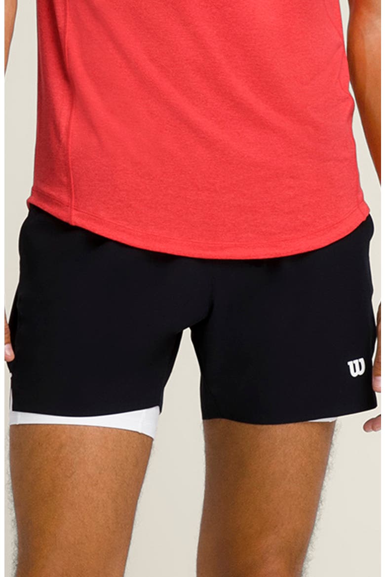 Tournament 5-Inch Unlined Shorts, Main, color, BLACK