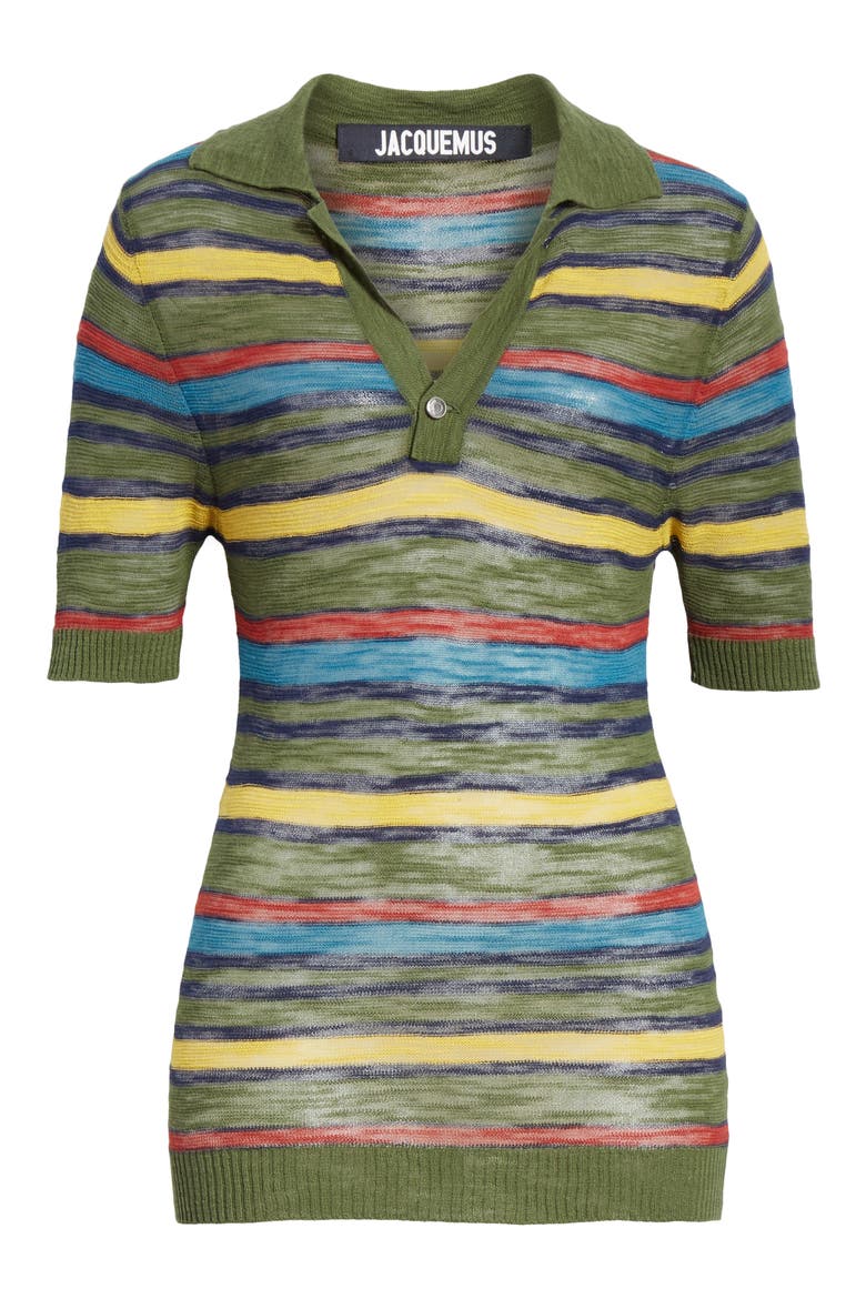 Ray Stripe Polo, Alternate, color, MULTICOLOR