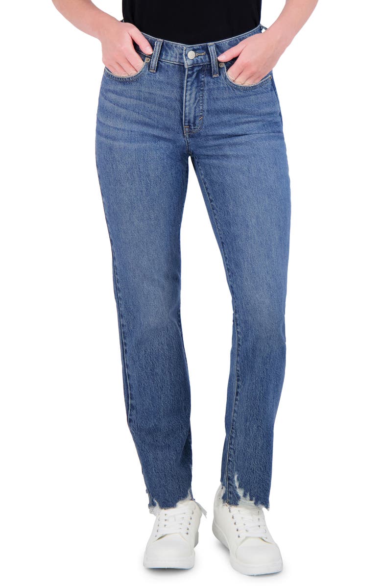 Lucky Brand Zoe High Waist Straight Leg Jeans, Main, color, 