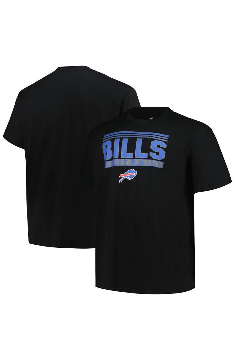 FANATICS Men's Fanatics Branded Black Buffalo Bills Big & Tall Pop T-Shirt, Main, color, Black