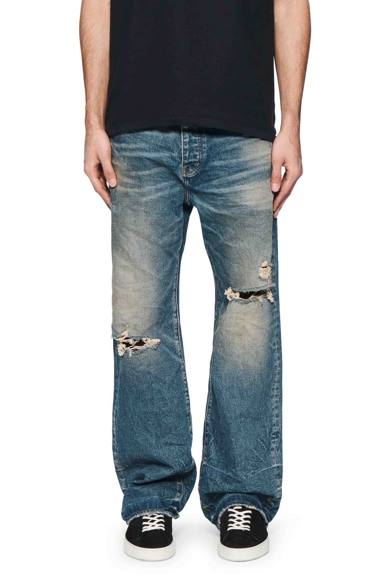 PURPLE BRAND 9 to 5 Ripped Baggy Jeans, Main, color, 