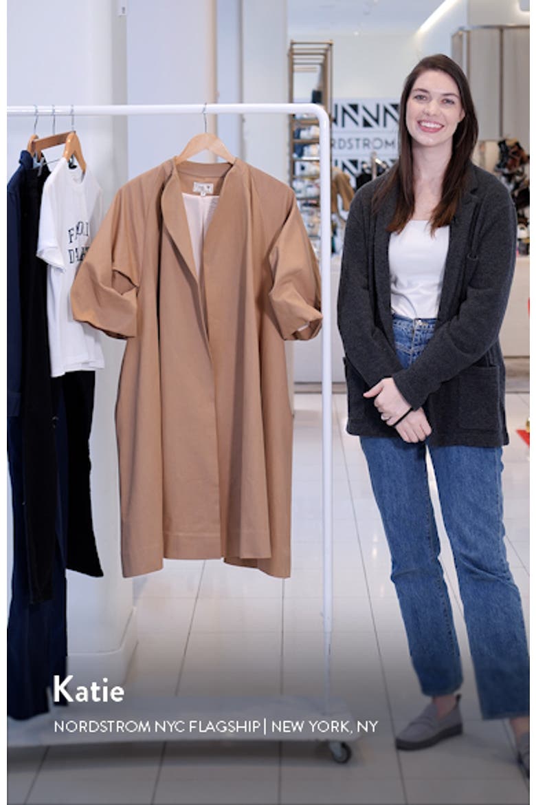 Josephine Gathered Sleeve Cotton Coat video