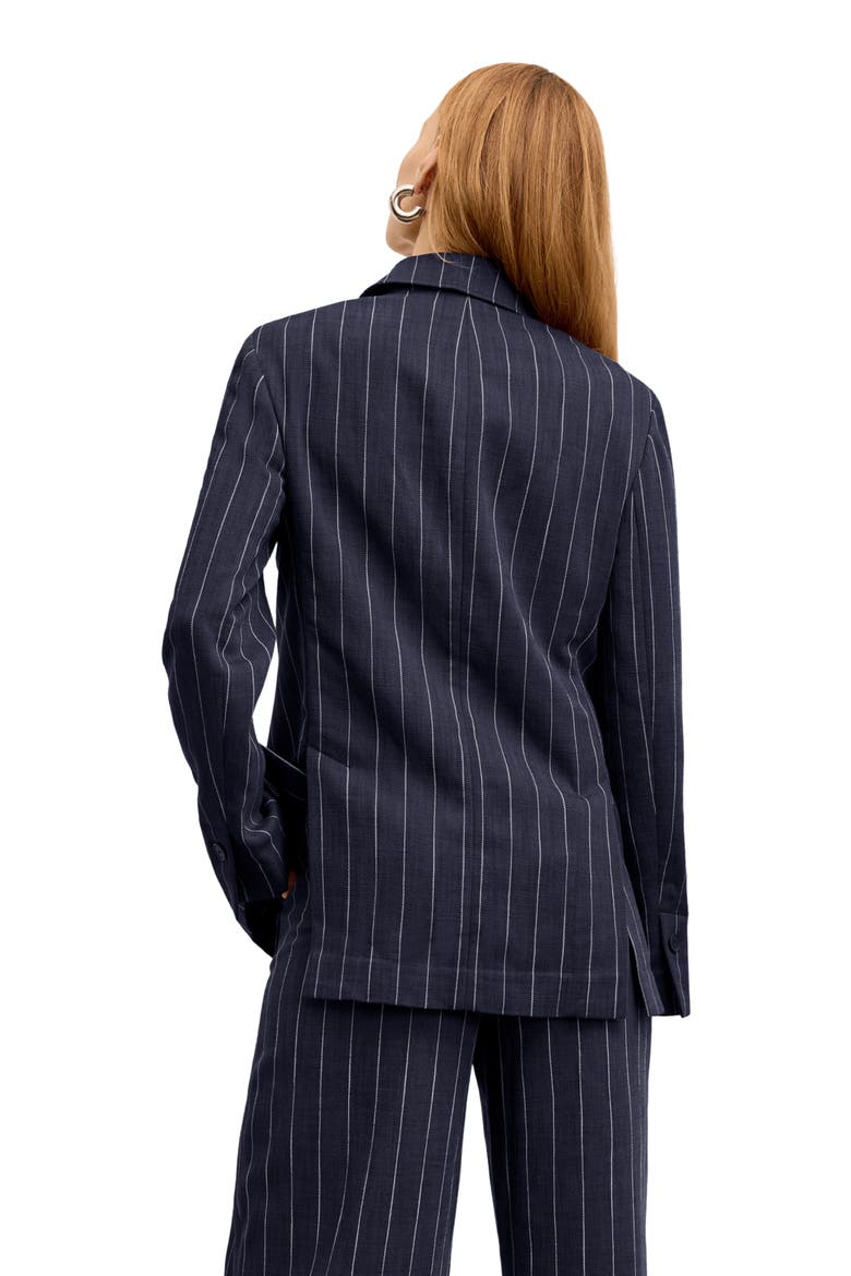 Teddy Jacket, Alternate, color, Navy/Ivory