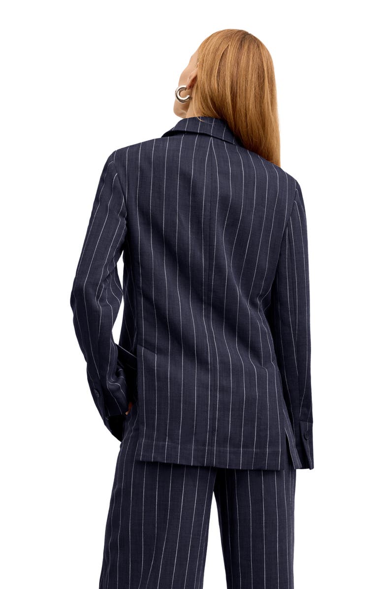 M.M.LaFleur Teddy Jacket, Alternate, color, Navy/Ivory