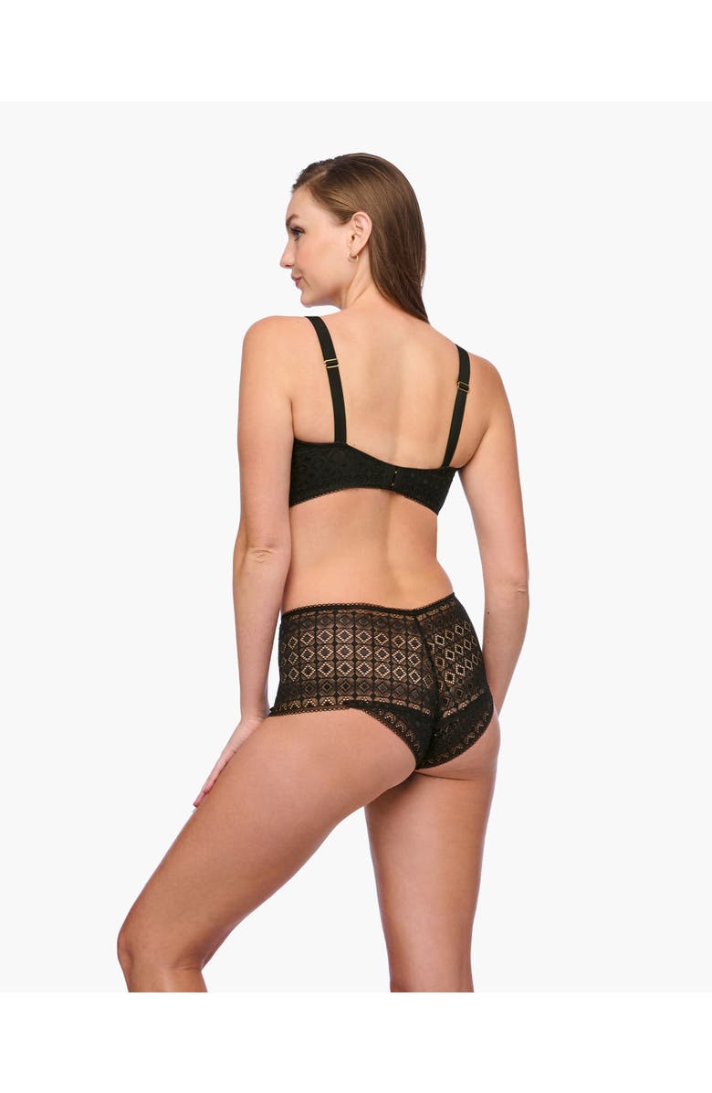 Cosabella Basilica Underwire Plunge Bra, Alternate, color, Black