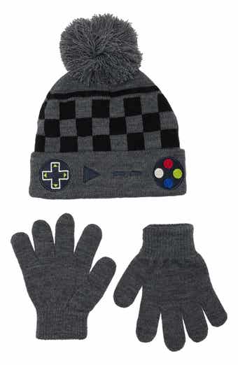 Kids' Gamer Beanie & Gloves Set