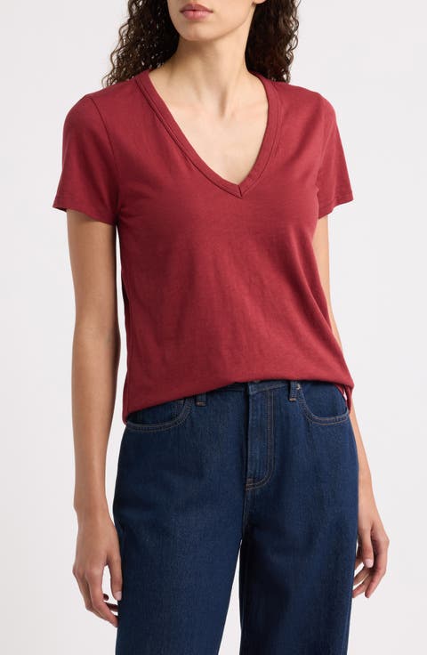 The Slub V-Neck T-Shirt