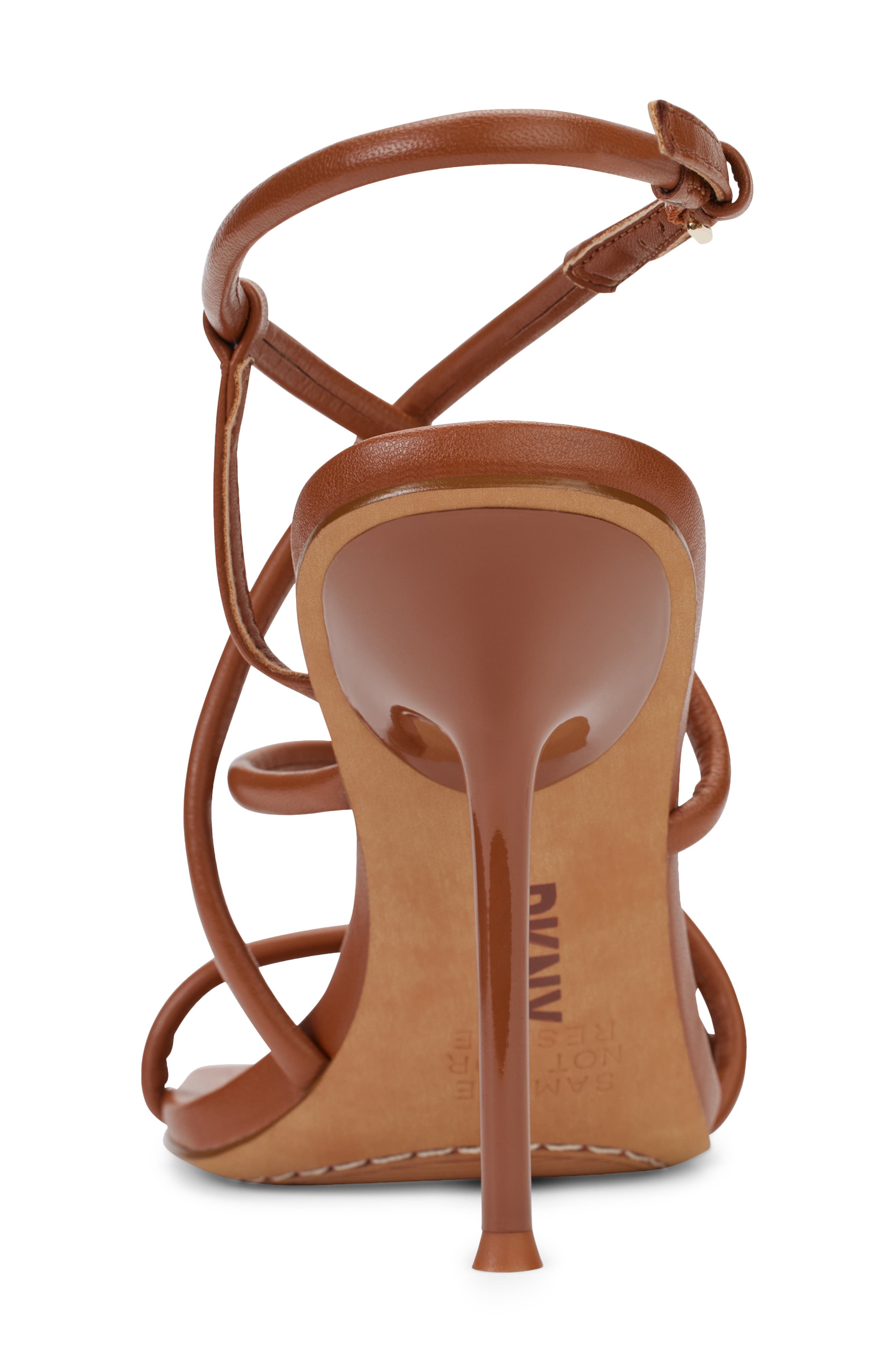 Reia Strappy Sandal, Alternate, color, DK COGNAC