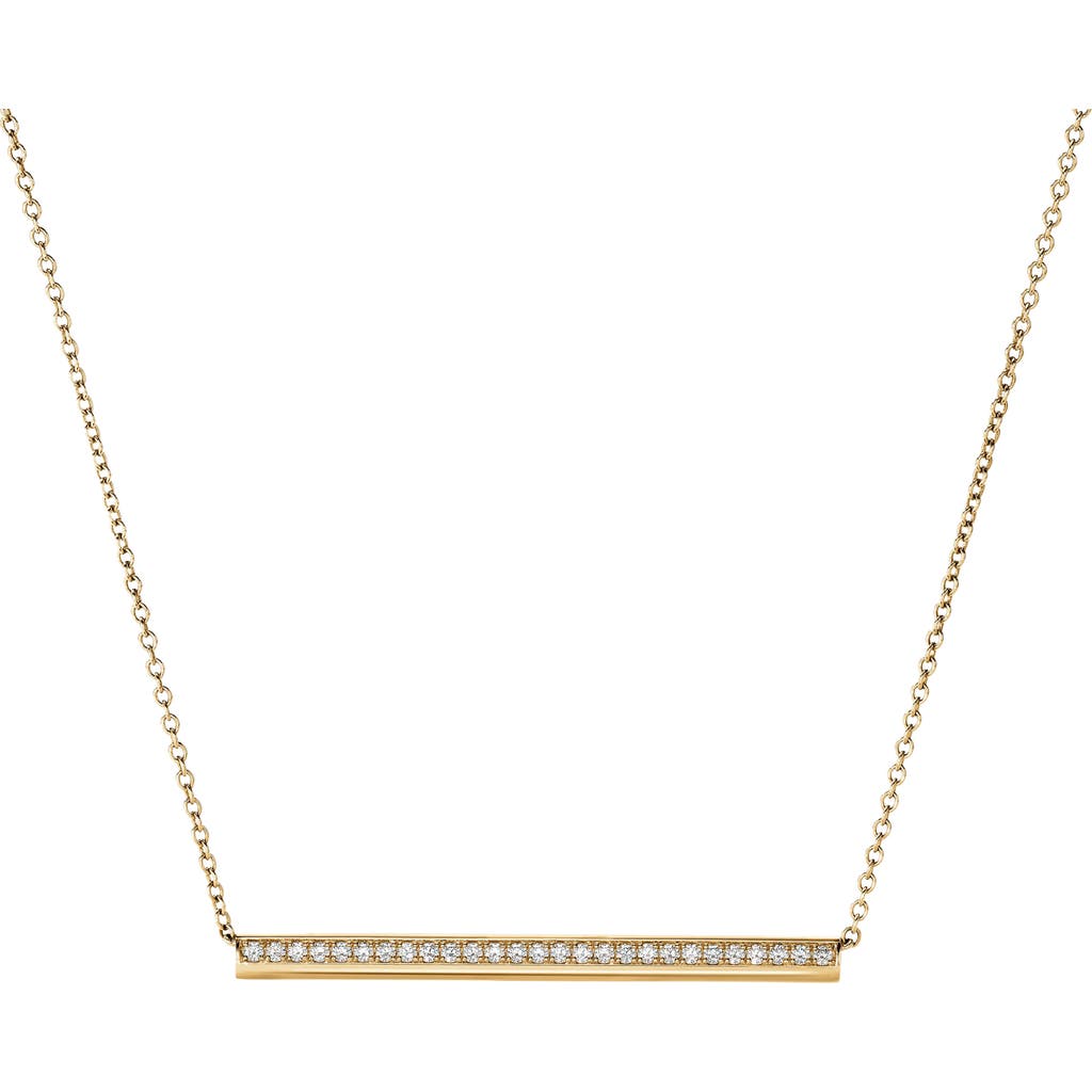 Hearts On Fire Barre Pendant Necklace In Yellow Gold/diamond