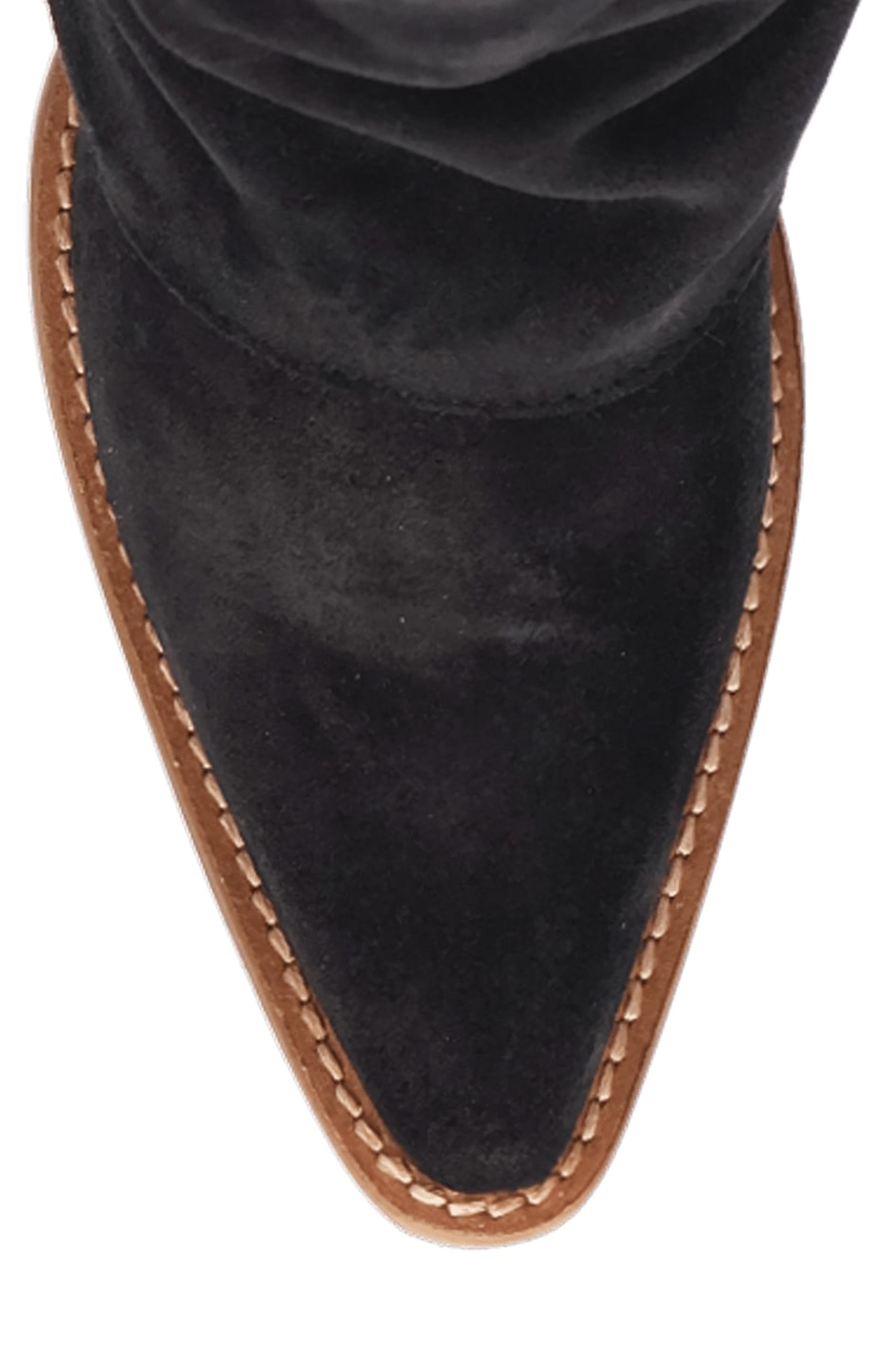 Dingo Buckle Bunny Knee High Western Boot, Alternate, color, Black