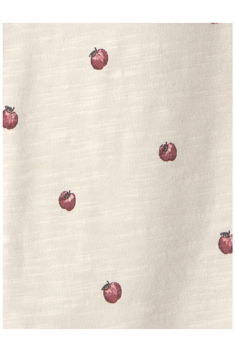 Kids' Set of 2 Assorted Knit Long Sleeve Organic Cotton Tops, Alternate, color, MAROON APPLE