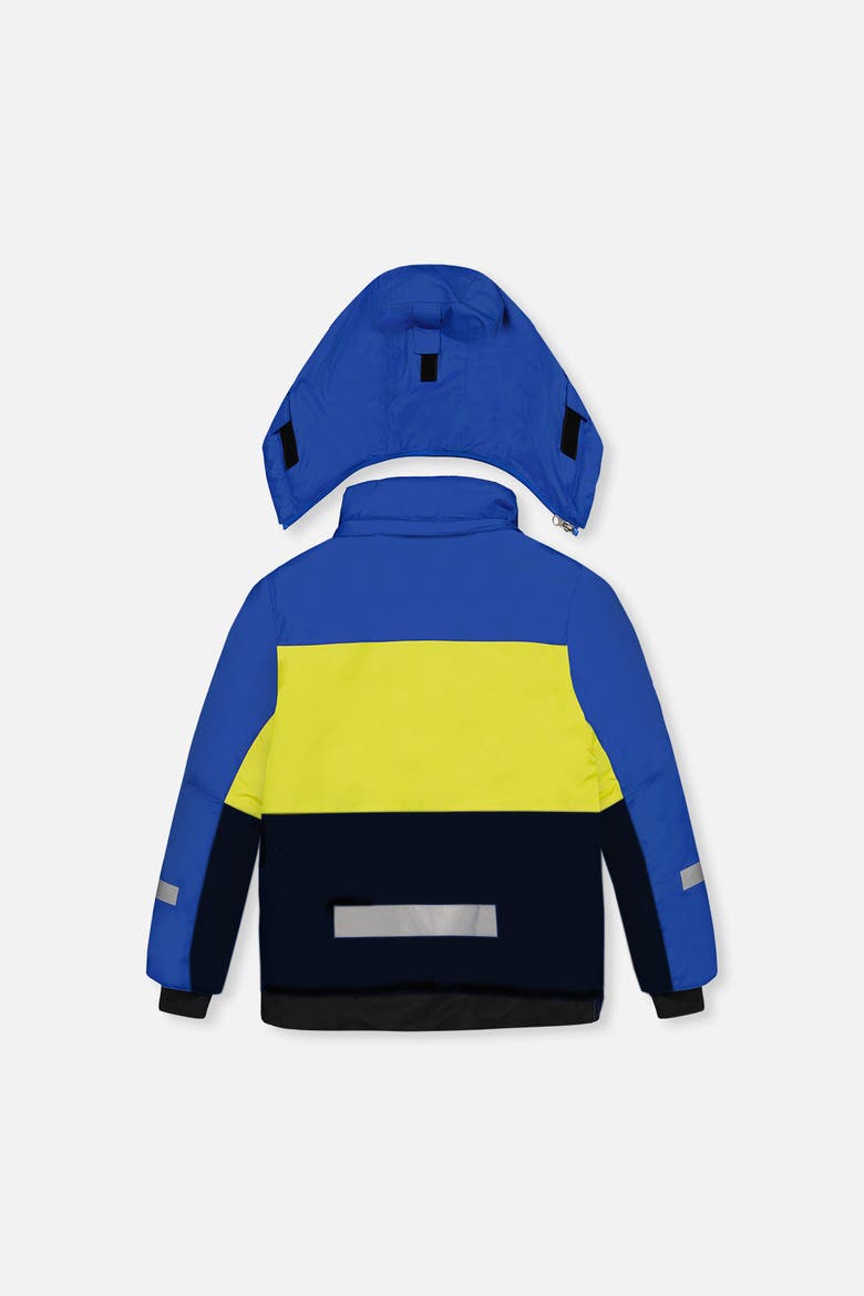 Teknik Jacket & Pants Two Piece Snowsuit, Alternate, color, Royal Blue and Yellow