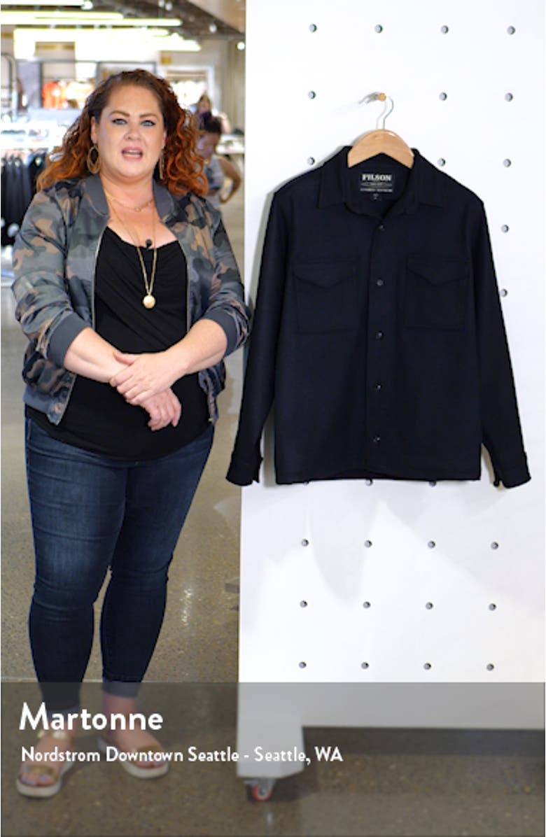 Regular Fit Wool Shirt Jacket, sales video thumbnail