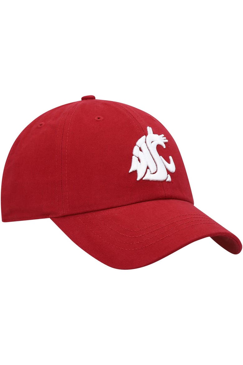 Women's '47 Crimson Washington State Cougars Miata Clean Up Logo Adjustable Hat, Alternate, color, Crimson