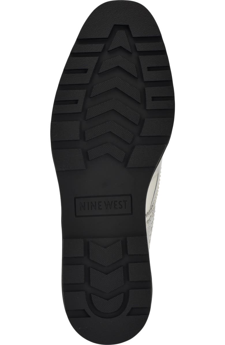 Nine West Resttin Wingtip Platform Derby, Alternate, color, Sil01