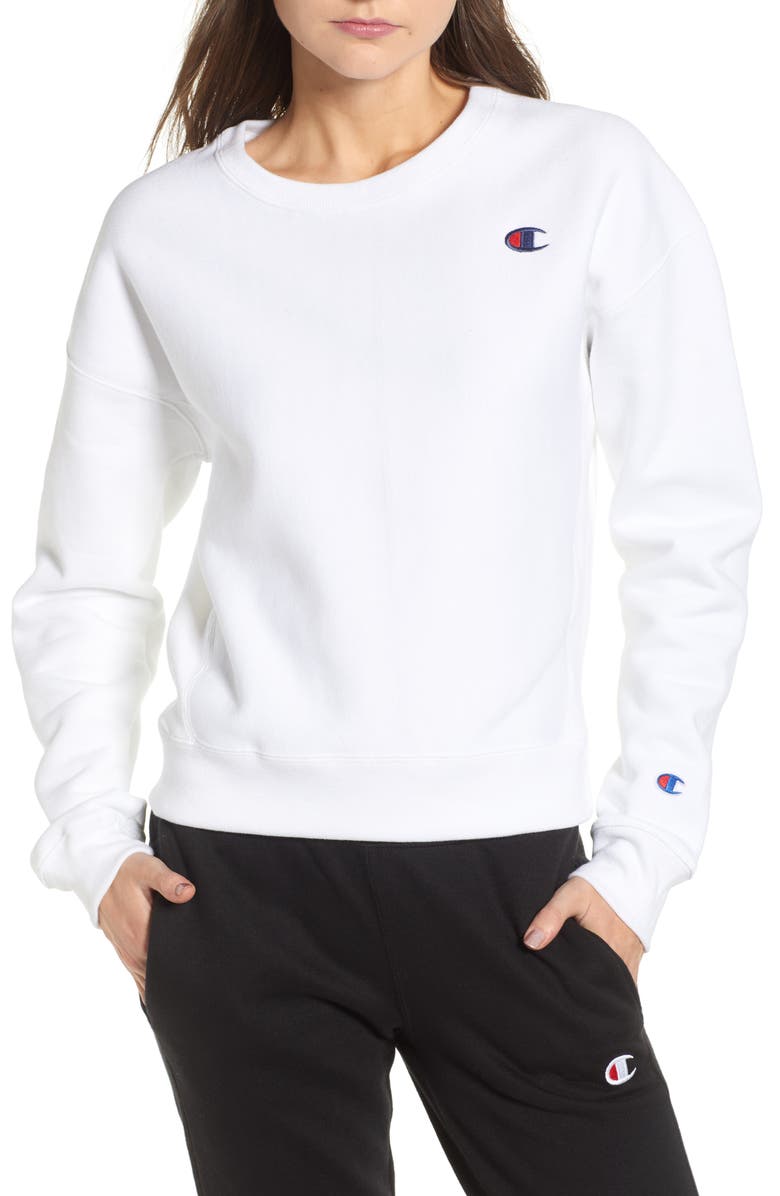 Champion Reverse Weave Crew Sweatshirt, Main, color, 