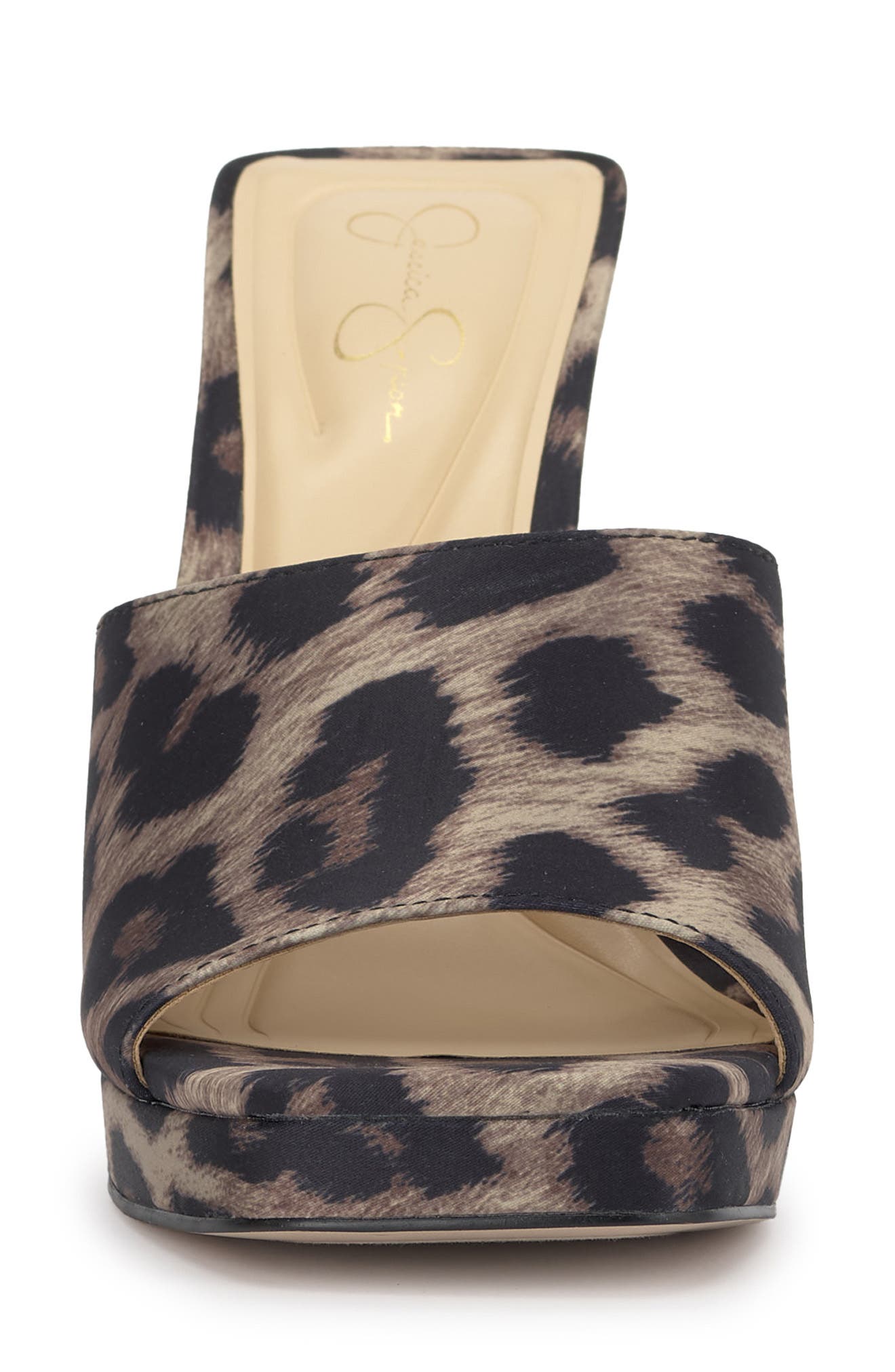 Jessica Simpson Azelica Platform Slide Sandal, Alternate, color, Safari Combo