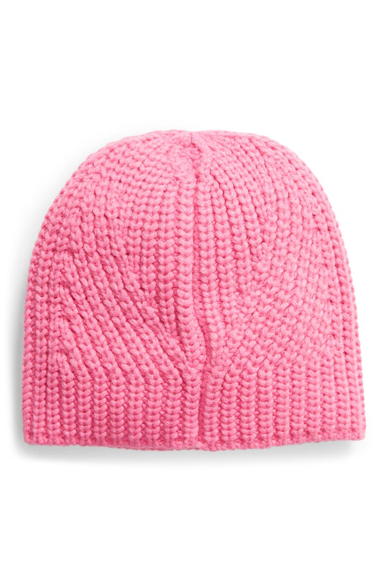 Traveling Rib Beanie, Main, color, PUNCH