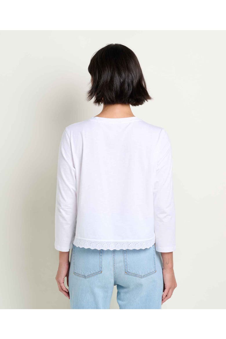 Clara 3/4 Tee, Alternate, color, True White