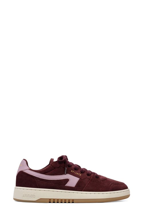 Axel Arigato Dice-A Sneaker in Burgundy/Lilac 