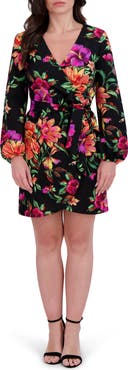 Siena Long Sleeve Wrap Dress