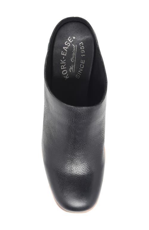 Kork-ease Veronica Platform Mule In Black F/g