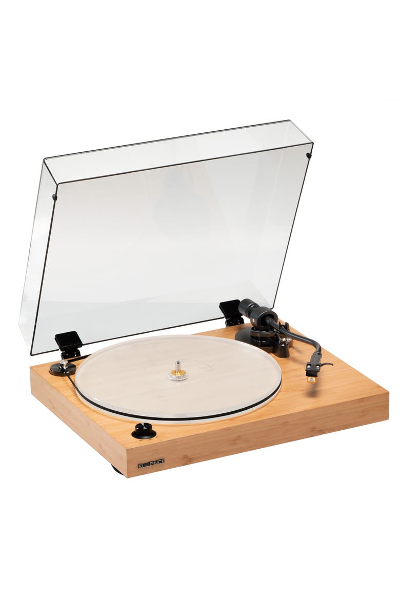 Reference High Fidelity Vinyl Turntable Record Player Nagaoka Cartridge, Main, color, Bamboo