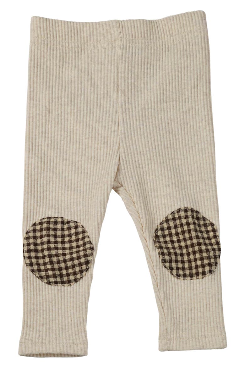 Frankie Knee Patch Cotton Pants, Main, color, APRICOT