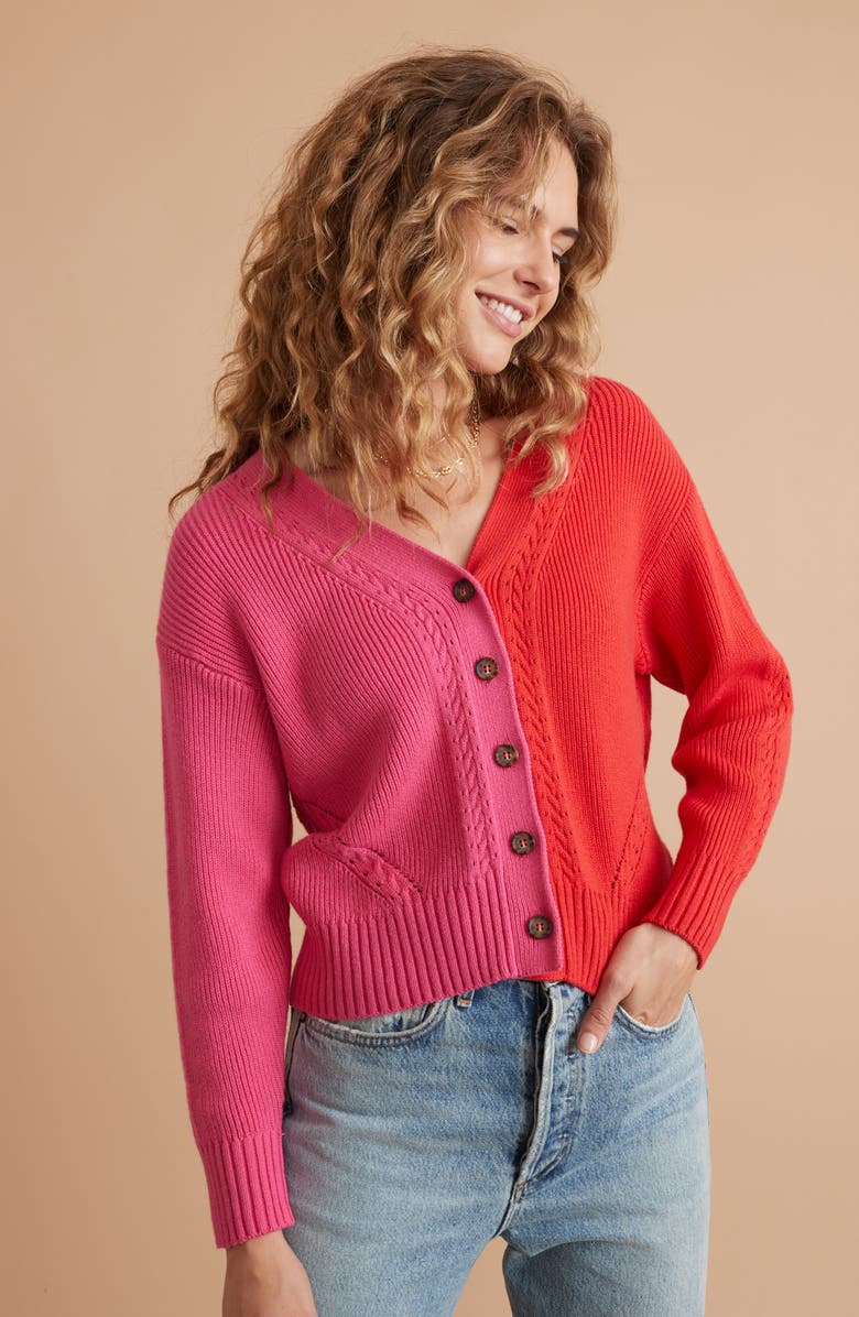 Marine Layer Robin Crop Cardigan, Alternate, color,