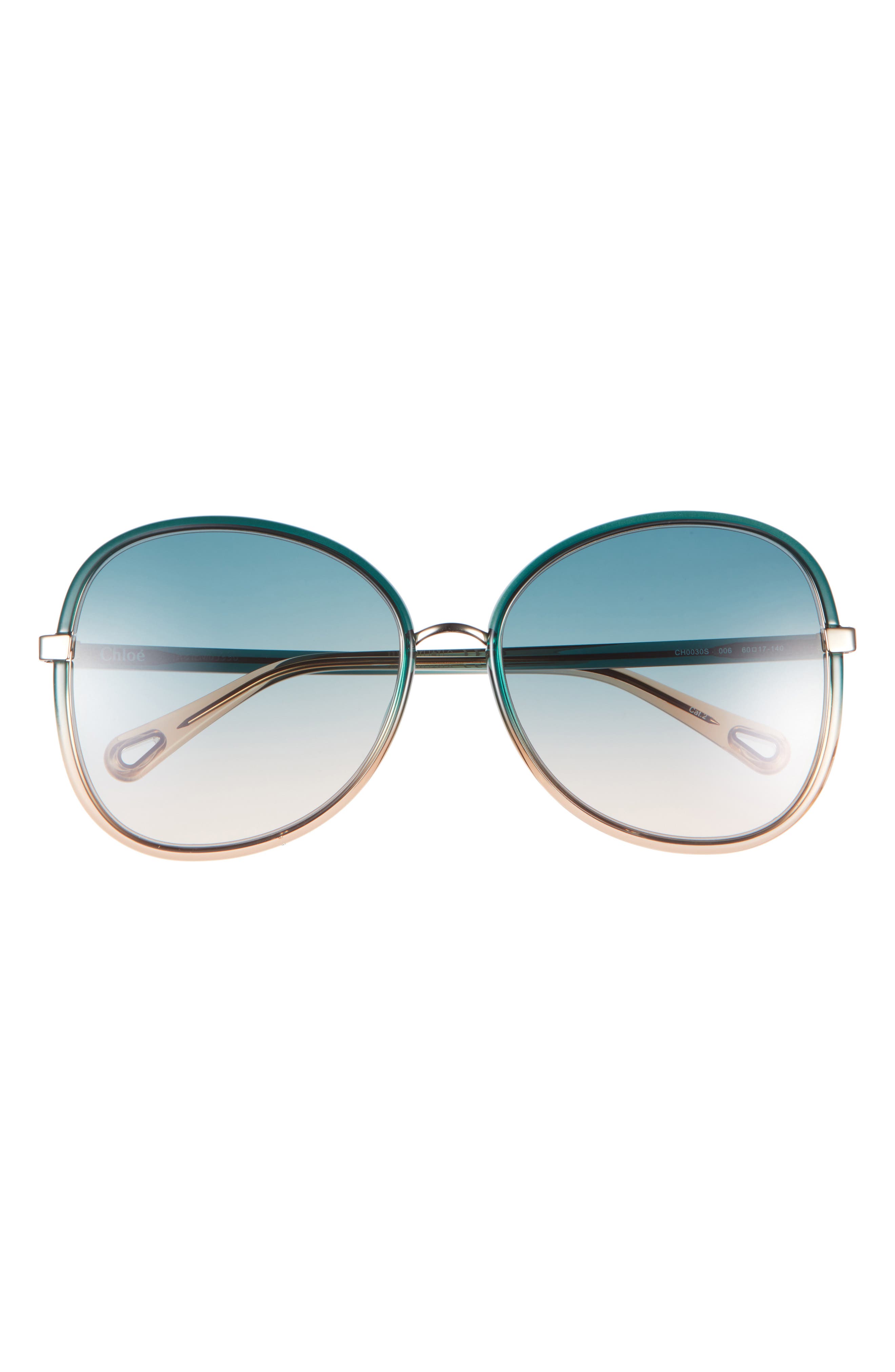 Chloé 57mm Novelty Oversize Sunglasses