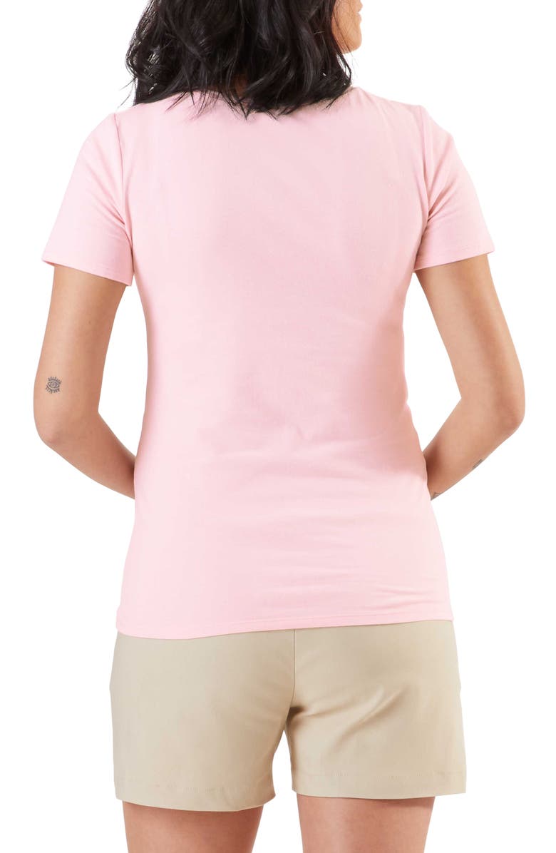 Stowaway Collection Mama Embroidered T-Shirt, Alternate, color, Pink
