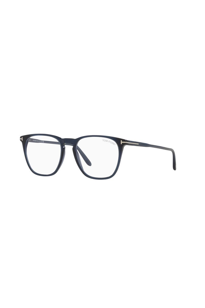 52mm Round optical glasses, Main, color, Blue