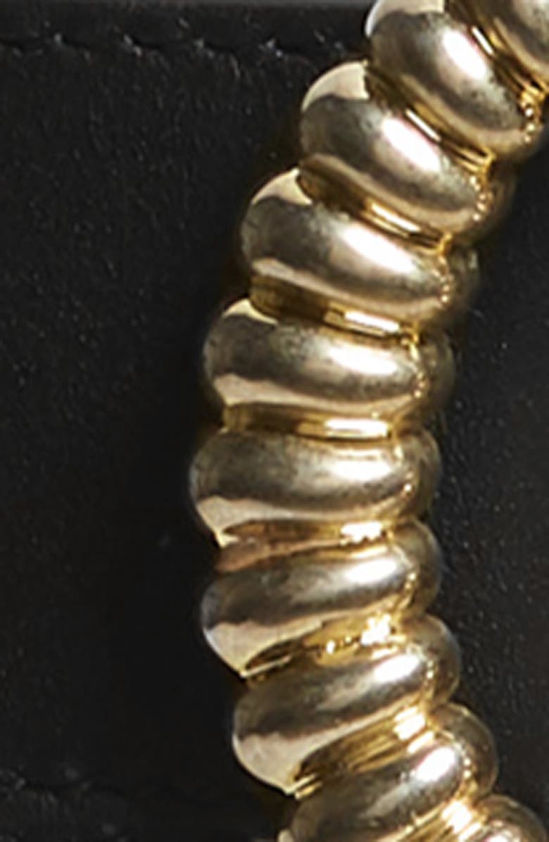 Gucci Textured GG Logo Leather Belt, Alternate, color, 