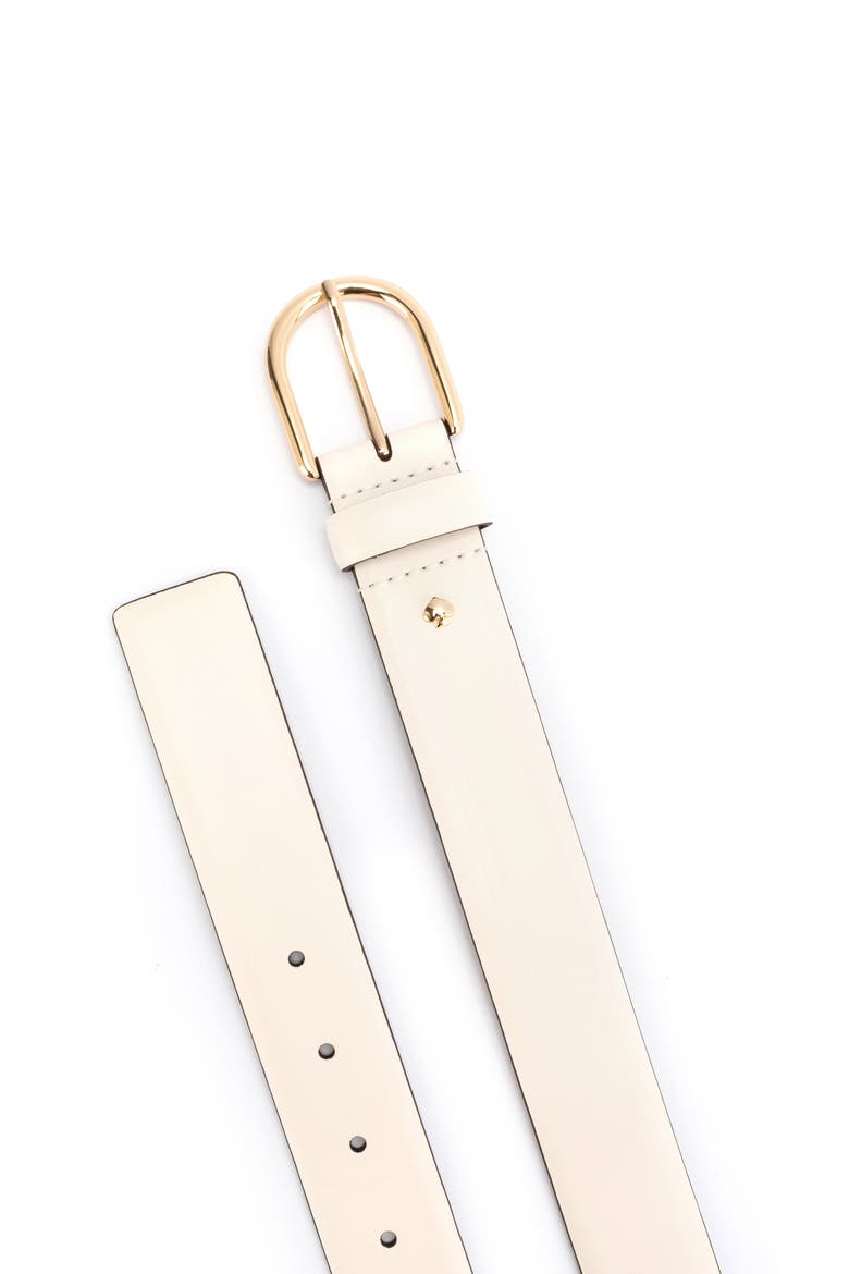 feather edge belt, Alternate, color, CREAM