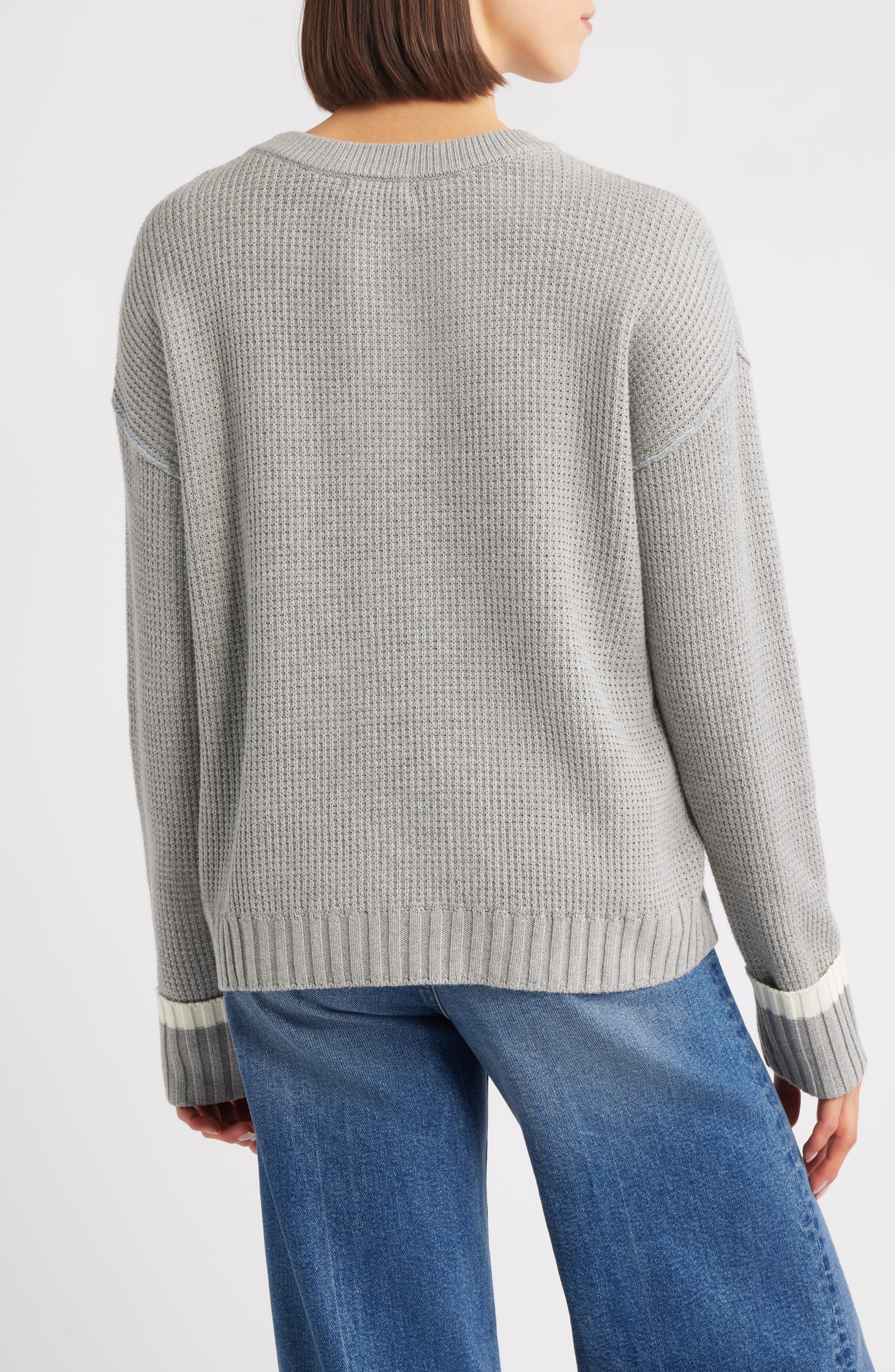 Waffle Stitch Sweater - image 2
