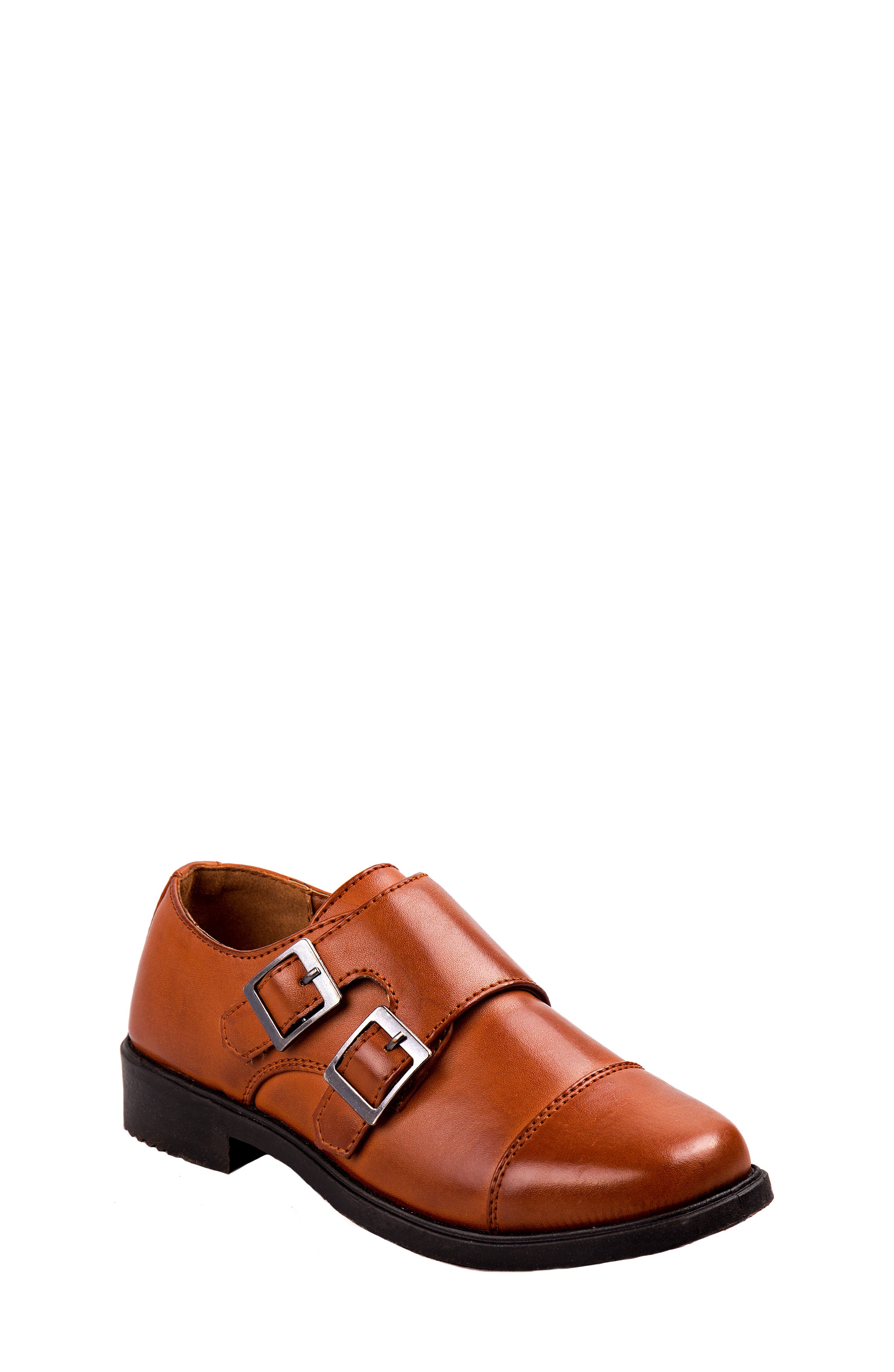 Kids' Monk Dress Shoe, Main, color, TAN