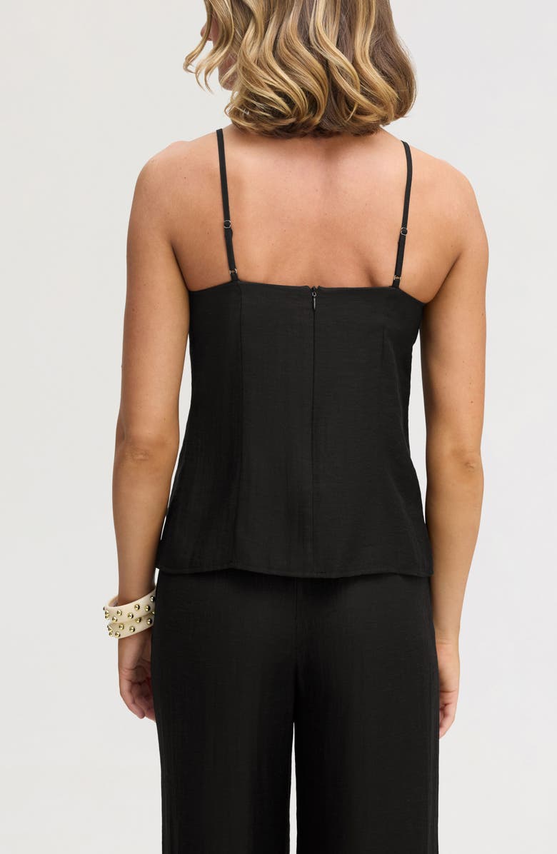 Sam Edelman 3D Flower Camisole, Alternate, color, True Black