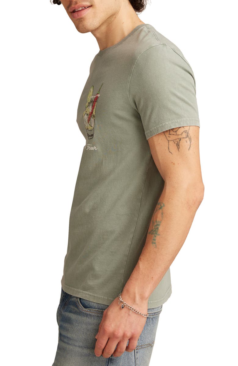 Lucky Brand Lucky Cocktail Embroidered T-Shirt, Alternate, color, 