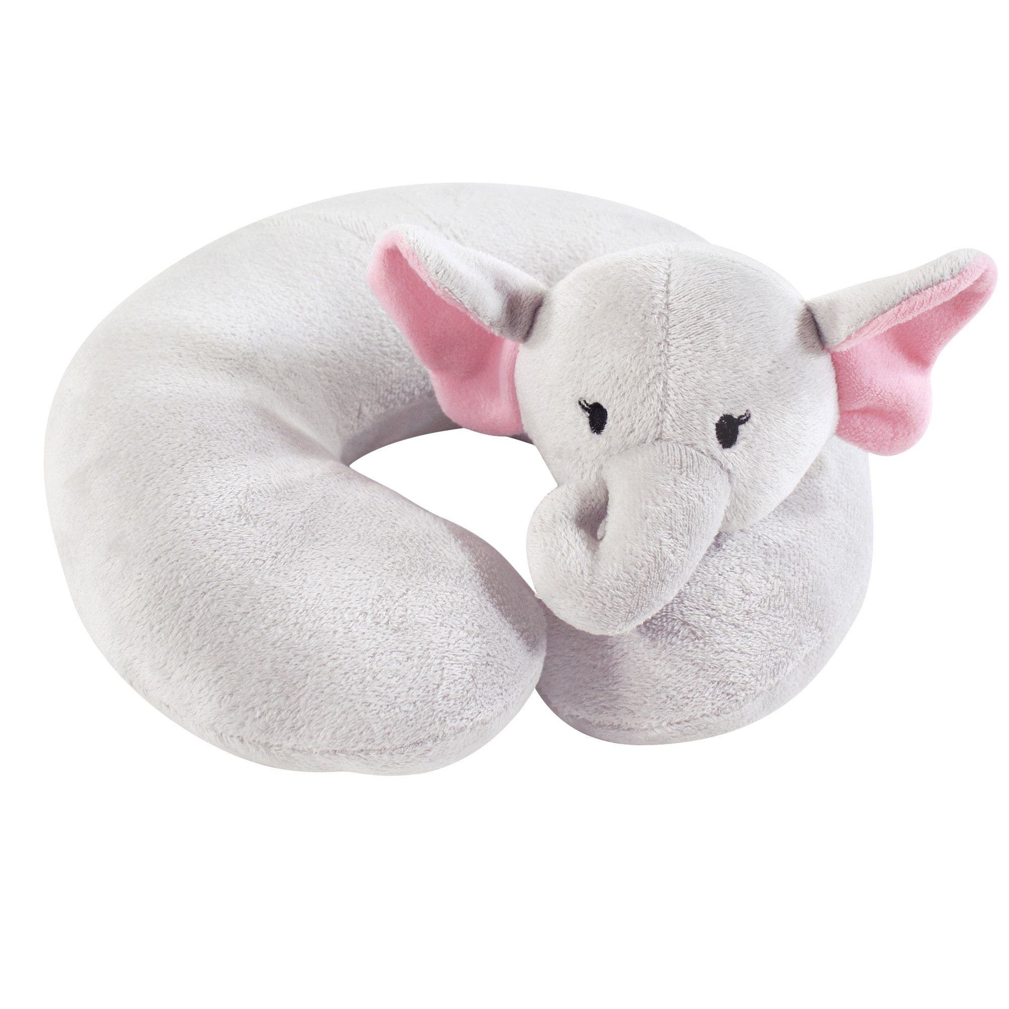 Hudson Baby Cozy Neck Cushion, Main, color, Pretty Elephant