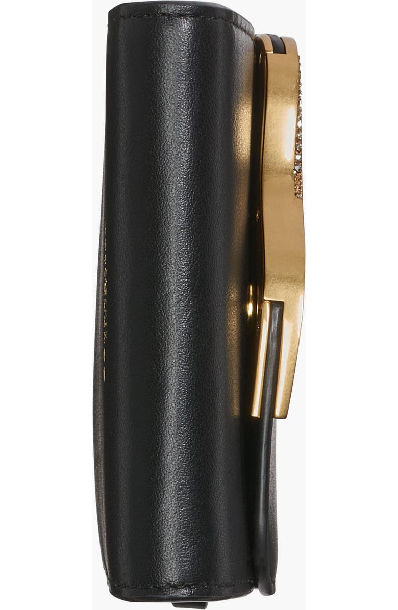 Donna Karan New York Malverne Pave Wallet On String, Alternate, color, Black/Gold