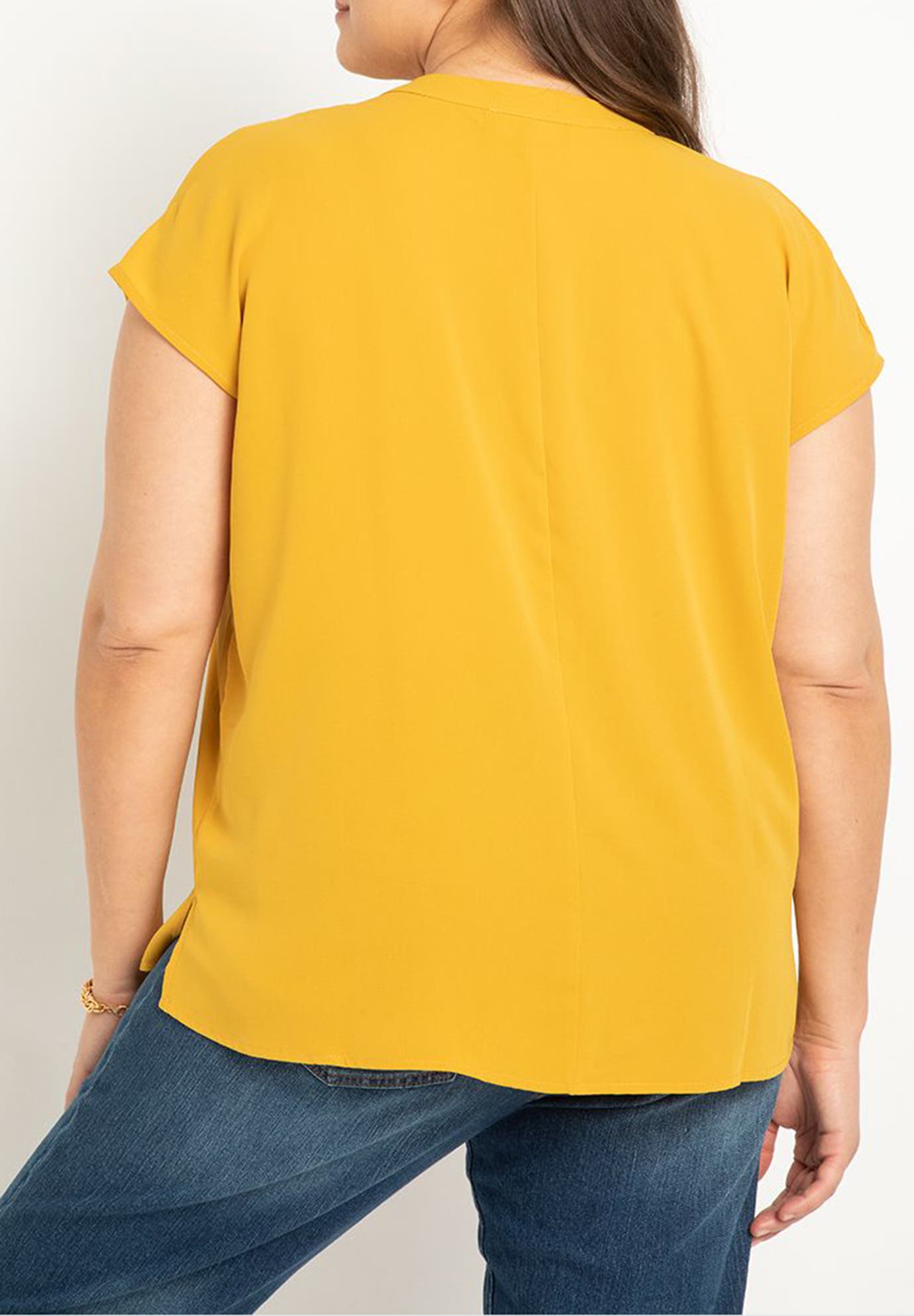 Notch Collar Blouse - image 2