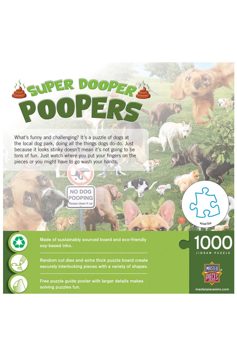 Super Dooper Poopers 1000 Piece Puzzle, Alternate, color, Multicolor