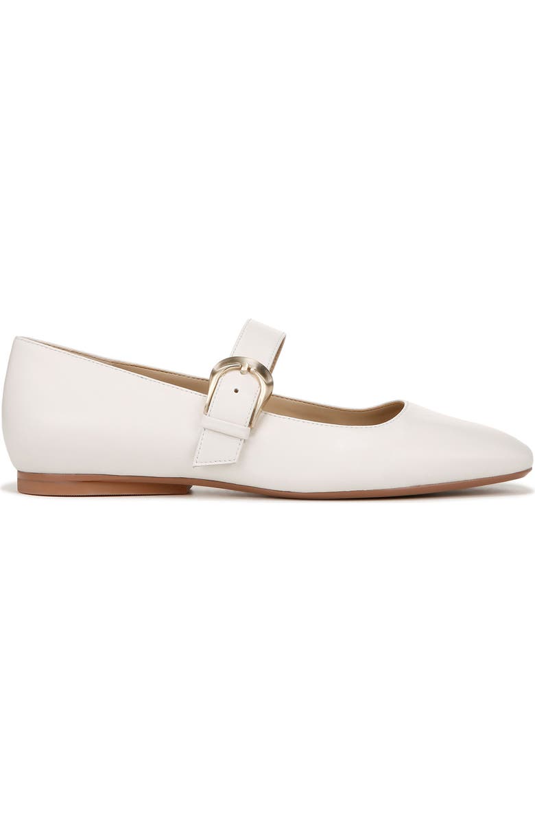 27 EDIT Naturalizer Carter Mary Jane Flat, Alternate, color, Warm White Leather