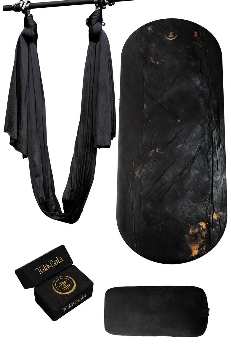 Align & Fly Athlete Yoga Mat Set - Coconut PU, Main, color, Slate